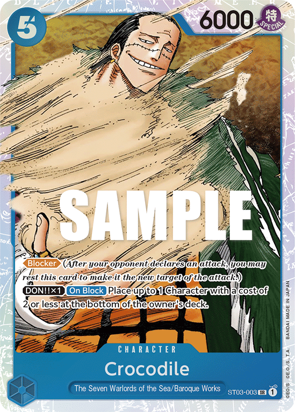Crocodile (003) card artwork