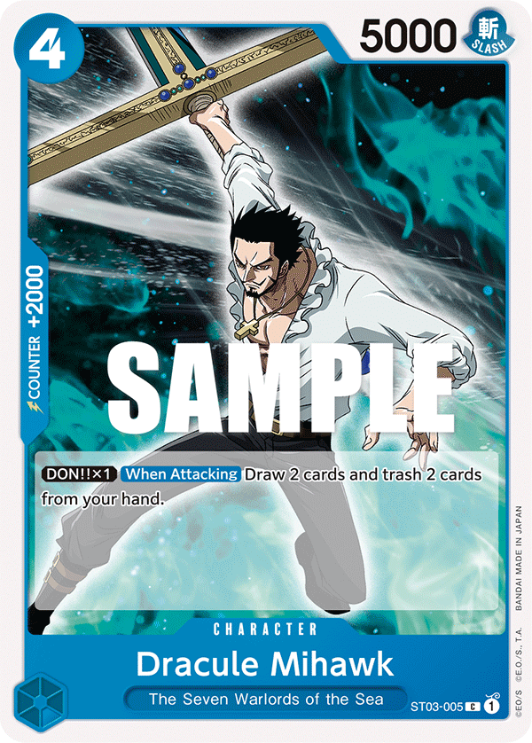 Dracule Mihawk card artwork