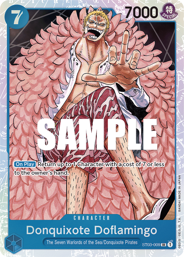Donquixote Doflamingo card artwork