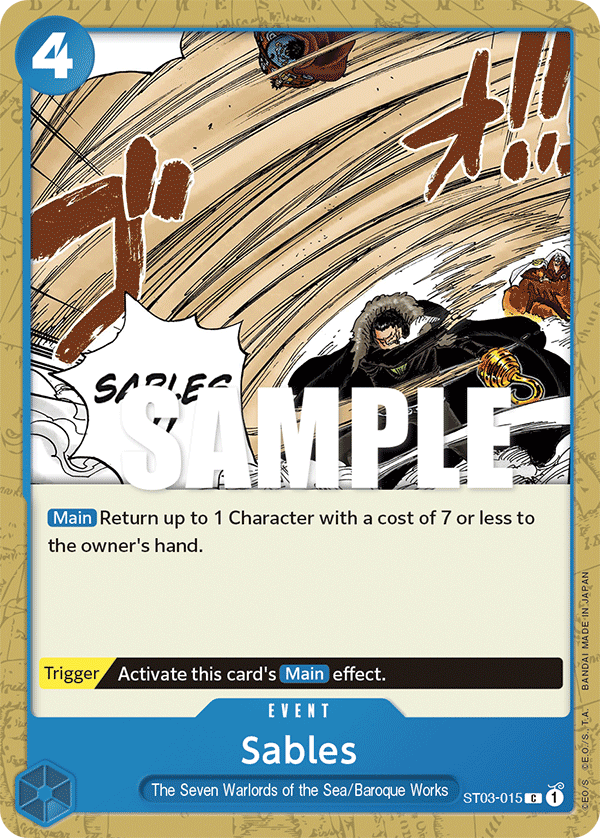 Sables card artwork